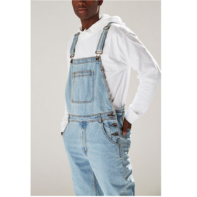 Tuta di Jeans da uomo europea e americana - Urban Street