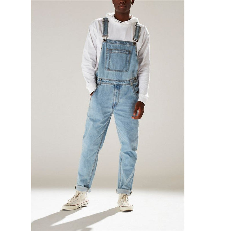 Tuta di Jeans da uomo europea e americana - Urban Street