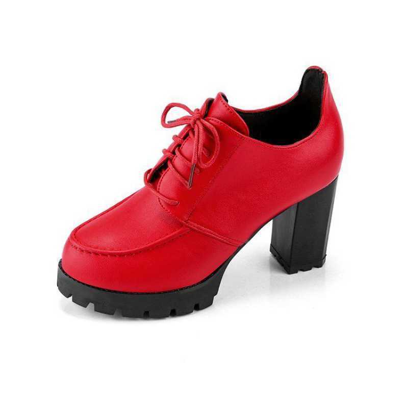 francesina da donna con tacco grosso - The Urban Chic