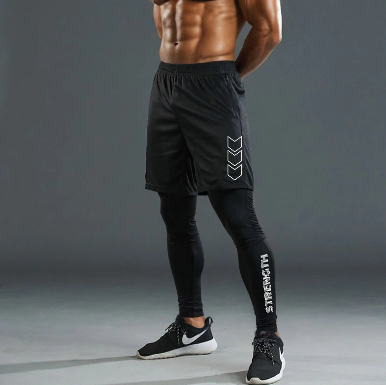 Running Pants Men's Compression Pants Quick Dry - Urban Street
