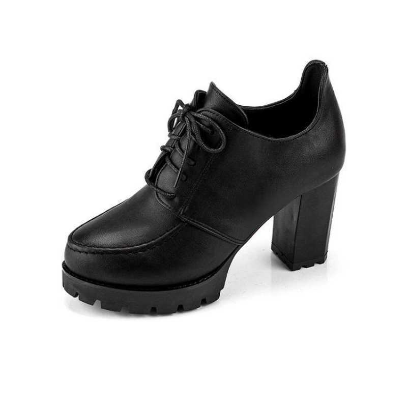francesina da donna con tacco grosso - The Urban Chic