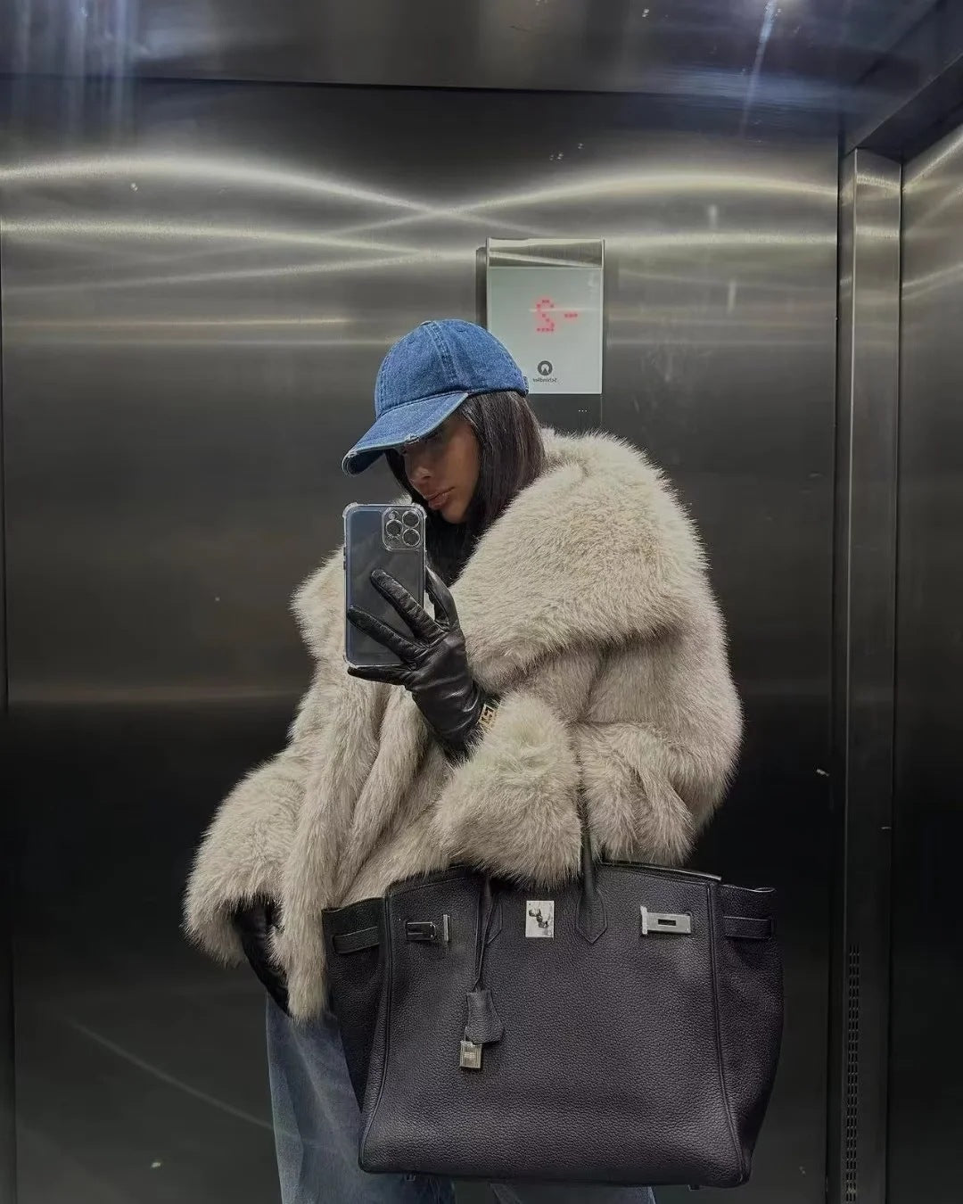 Giacca in pelliccia sintetica donna - The Urban Chic